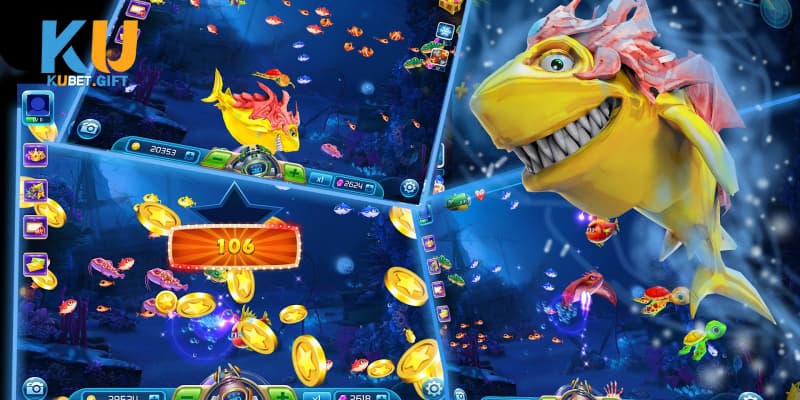 Đa dạng vũ khí và tính năng khi chơi bắn cá Kubet